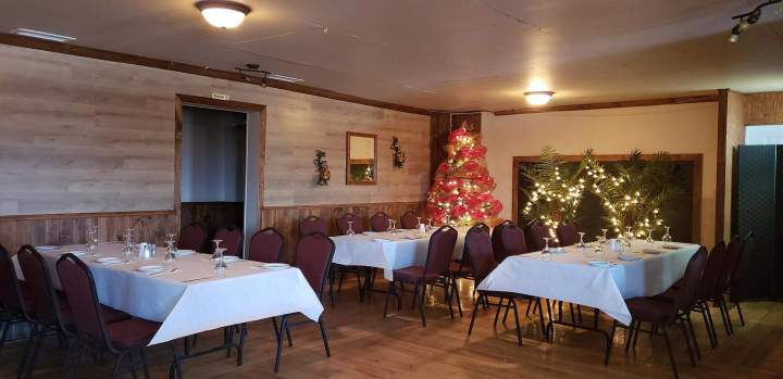 réception de Noël Érablière Victoriaville